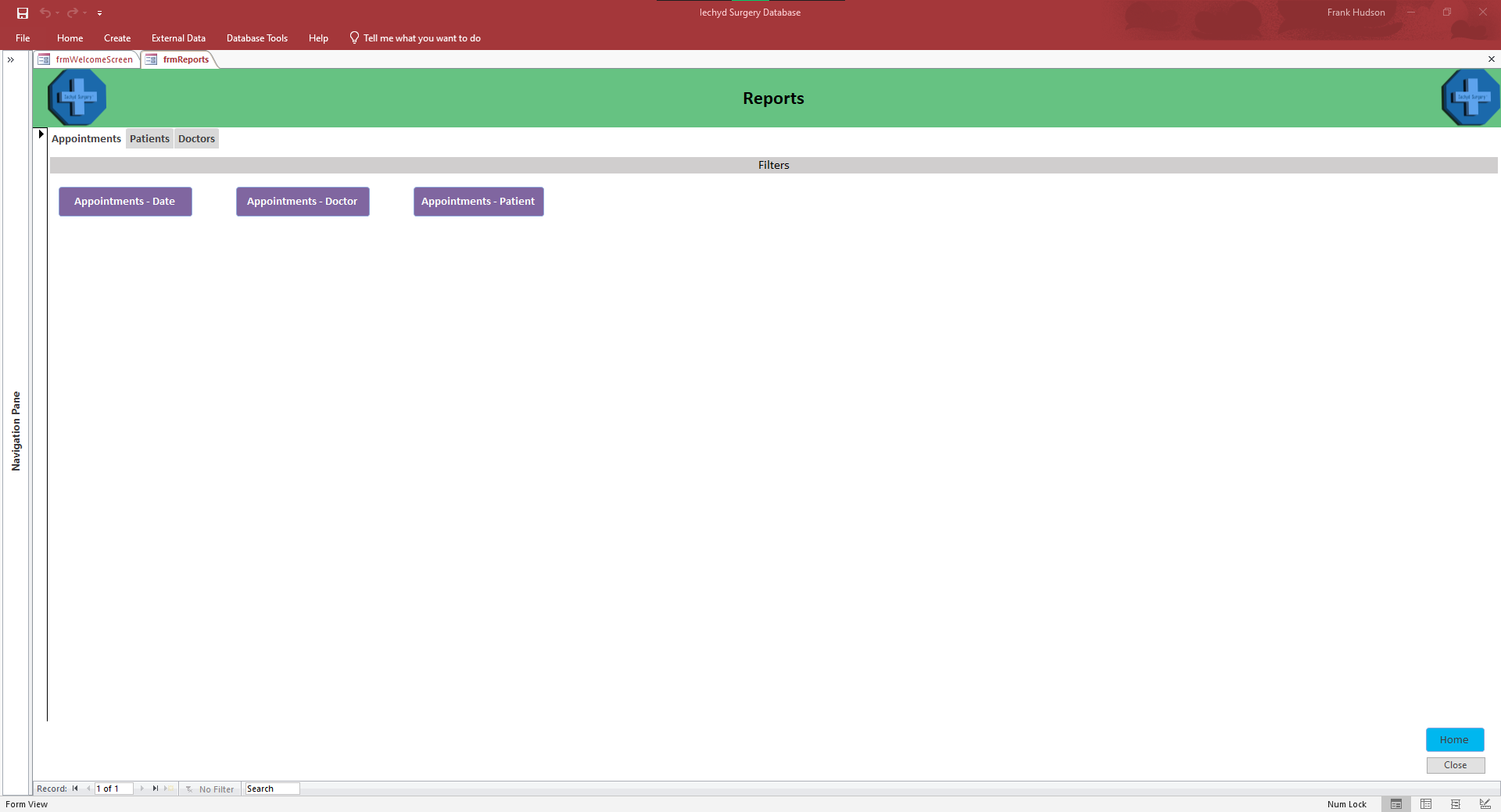 report access point form